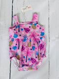 Palm Breeze Girl Infant Romper