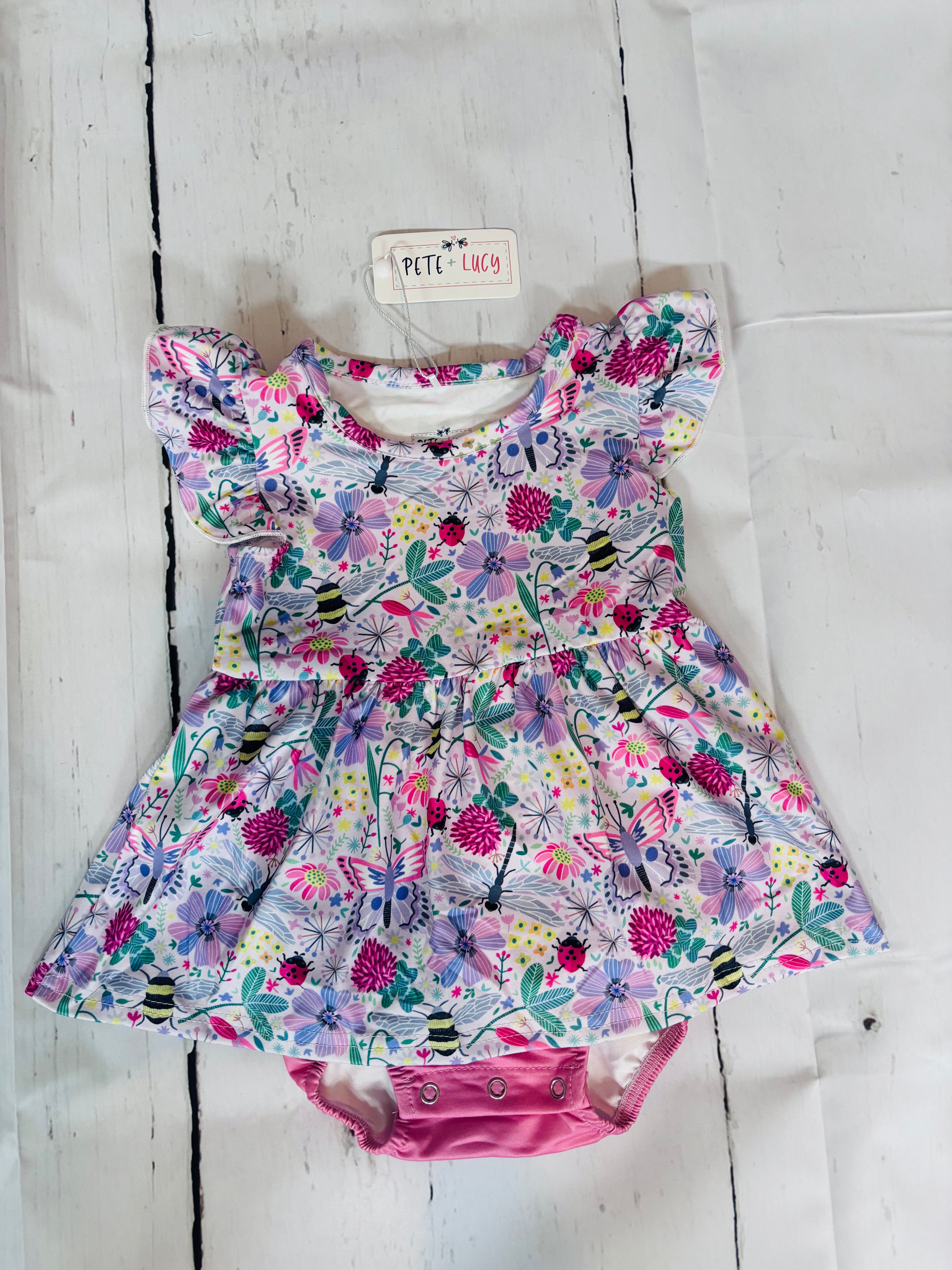 Buzz & Bloom Girl Infant Romper